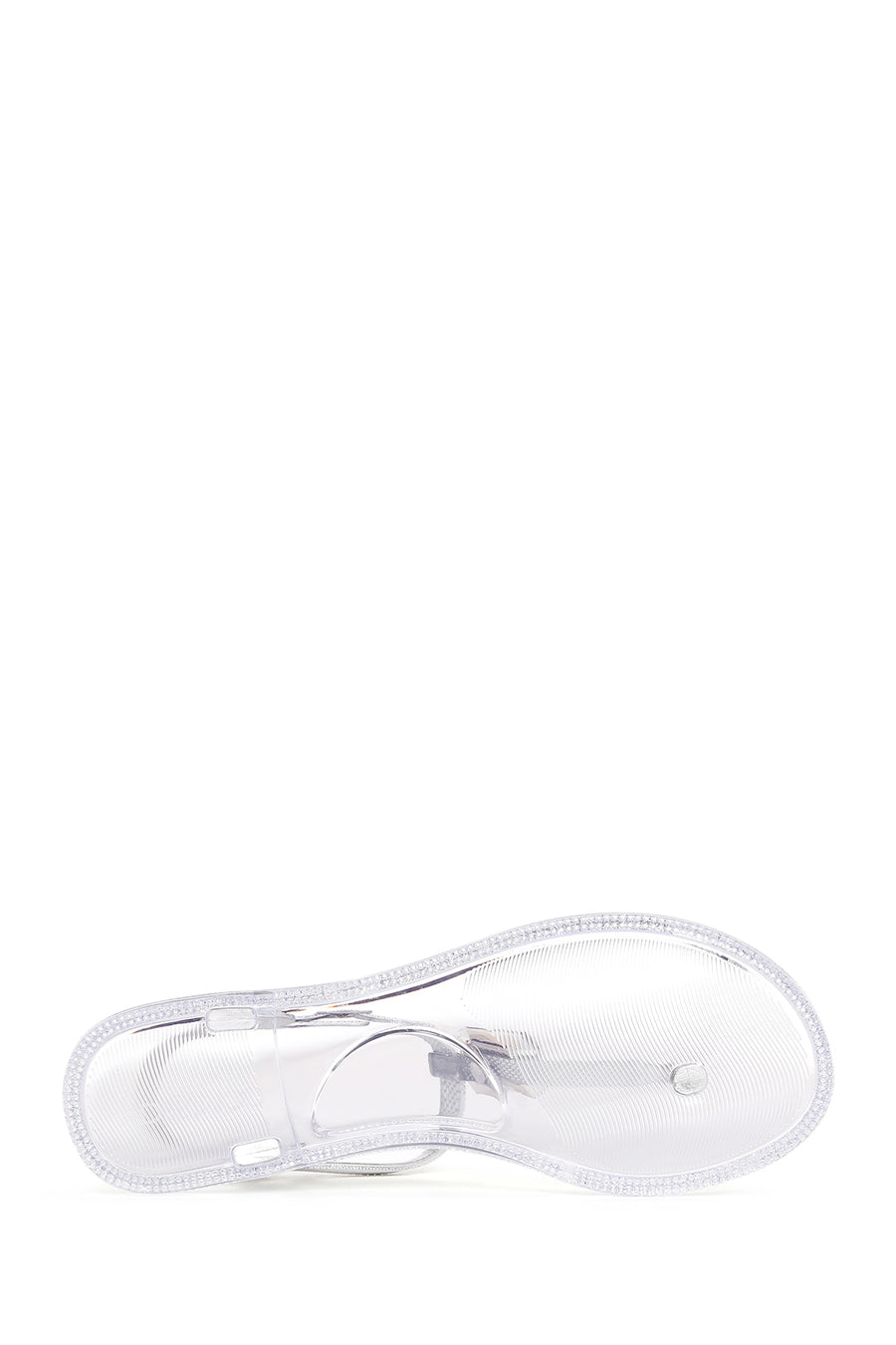 Women's Transparent Jelly Flip Flops Sandals