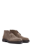 Male Mink Lace-up Suede Boots | Derimod