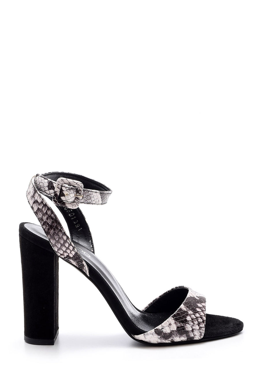 Women's Snakeskin Patterned Heeled Shoes 19SFD139114 | Derimod