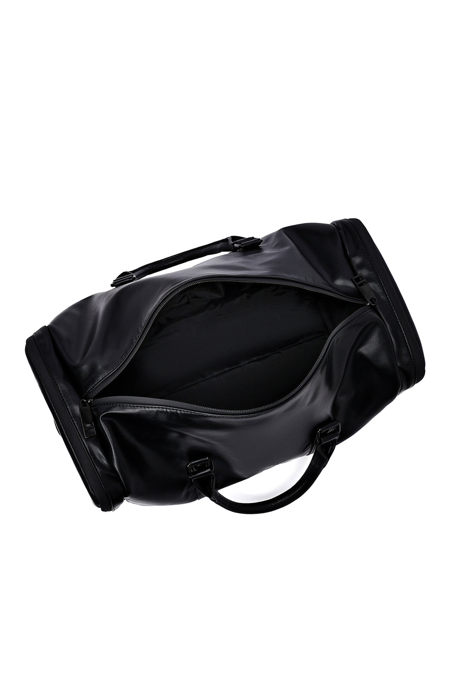 Men's Black Long Strap Travel Bag