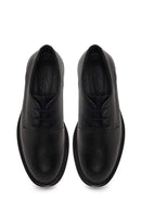 Male Black Lace-Up Leather Casual Shoes | Derimod