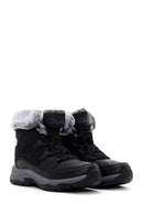Skechers Women's Black Trego Thick Soled Boots | Derimod