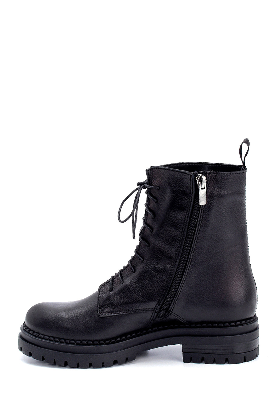 Women's Leather Star Detailed Boots