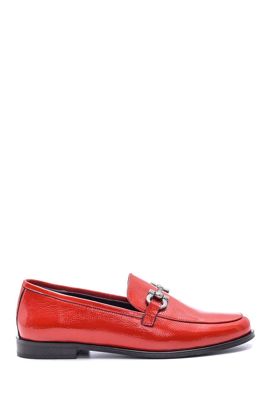 Women's Patent Leather Loafer 19WFD137516 | Derimod