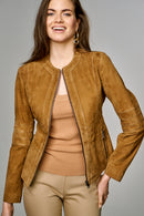Megan Women's Leather Jacket | Derimod