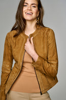 Megan Women's Leather Jacket | Derimod