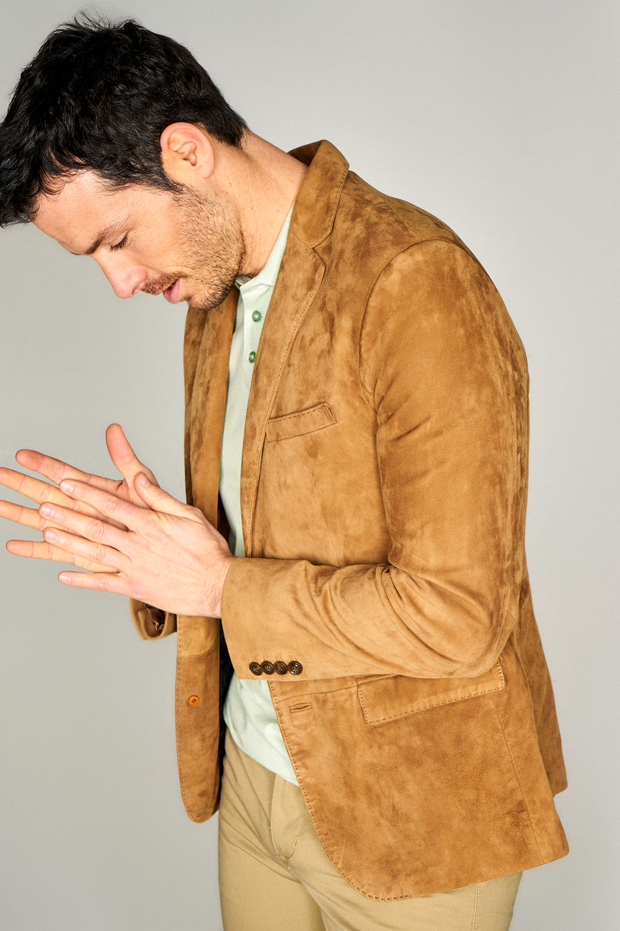 Bilbao Men's Camel Coat