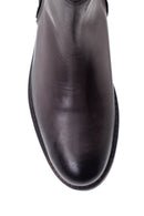 Men's Leather Boots with Suede Detail | Derimod