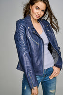 Kayra Women's Leather Jacket | Derimod