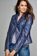 Kayra Women's Leather Jacket | Derimod