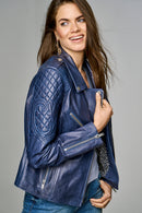 Kayra Women's Leather Jacket | Derimod