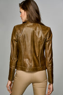 Irma Women's Leather Jacket | Derimod