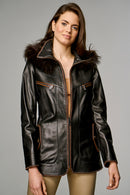 Lavinia Women's Leather Jacket | Derimod
