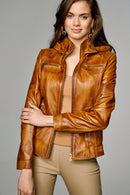 CHARIZMA WOMEN'S LEATHER JACKET | Derimod