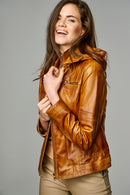 CHARIZMA WOMEN'S LEATHER JACKET | Derimod
