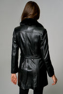 New Alexandra Women's Leather Jacket | Derimod