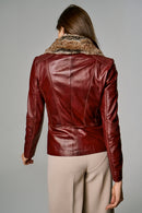 Rebecca Women's Leather Jacket | Derimod