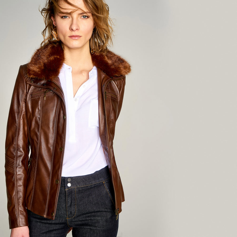 Rebecca Women's Leather Jacket