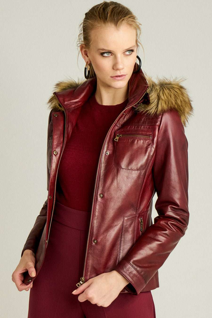 Elena Women's Leather Jacket