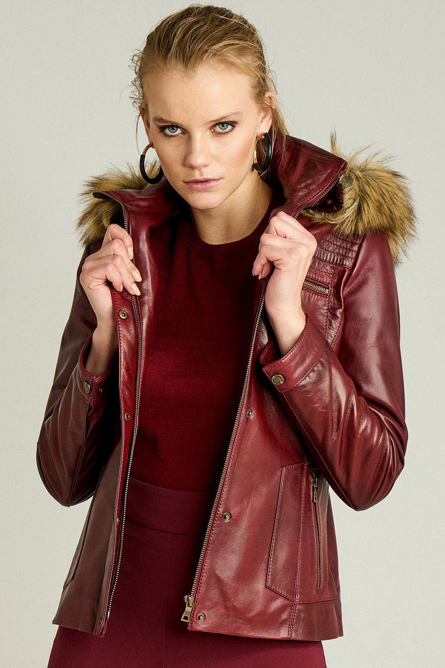 Elena Women's Leather Jacket