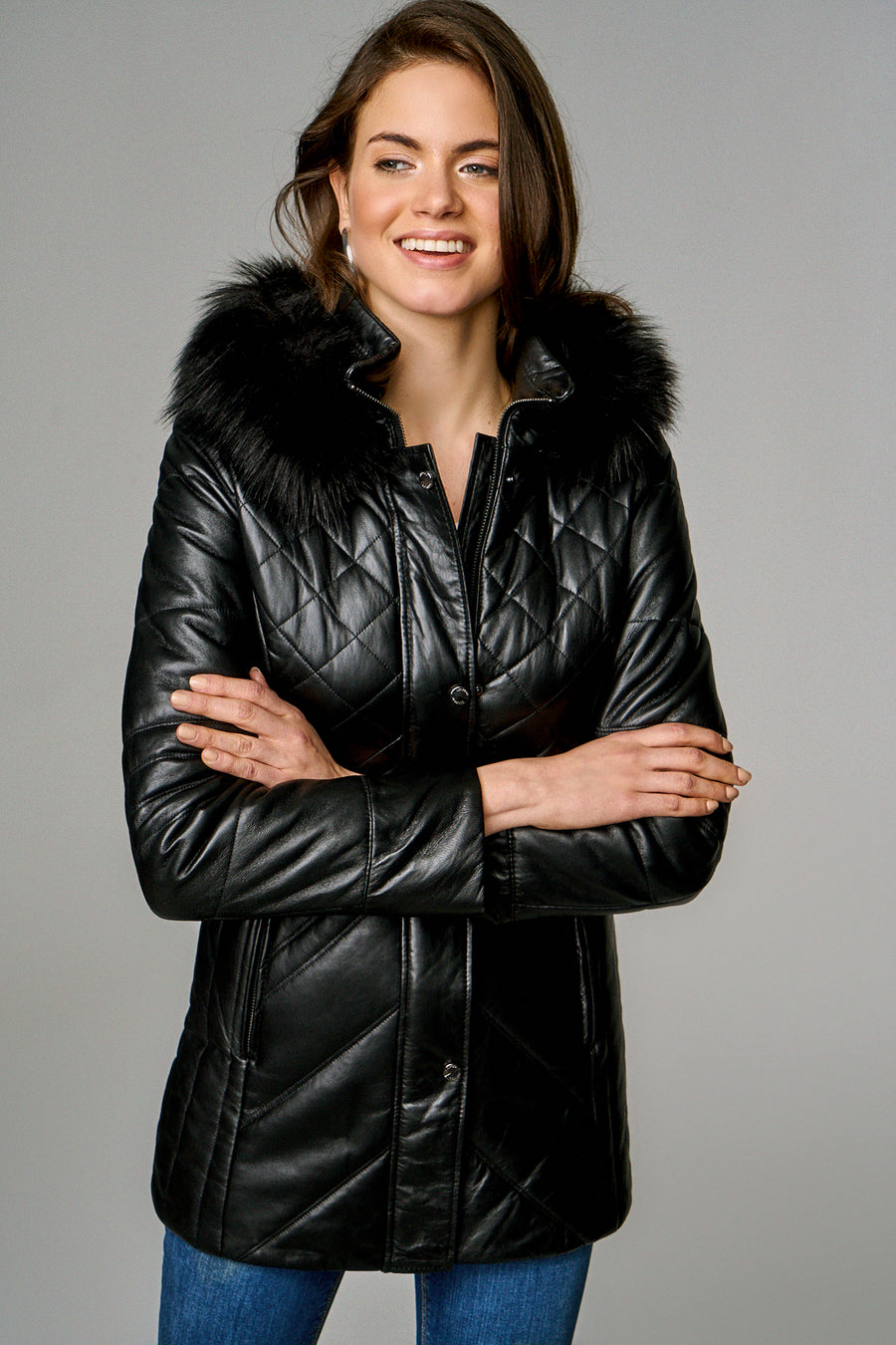 Nadine Women's Leather Jacket