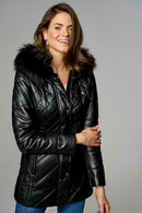 Nadine Women's Leather Jacket | Derimod