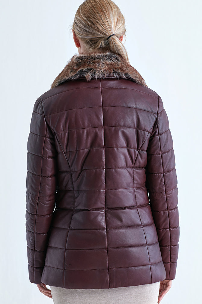 Emmy Furry Women's Leather Jacket