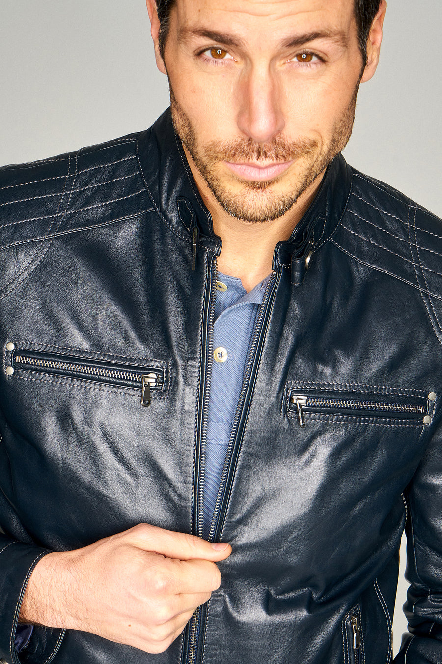 MAXIM MEN'S LEATHER JACKET 16WGE616547 | Derimod