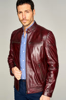 MAXIM MEN'S LEATHER JACKET | Derimod