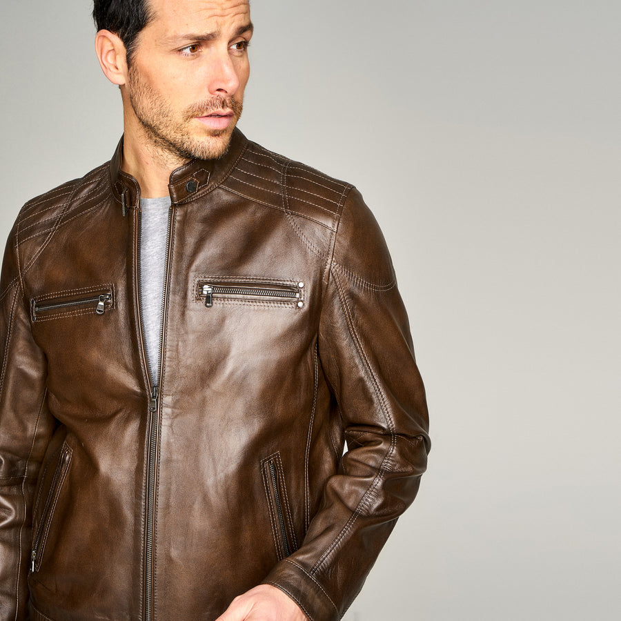 Maxim Men's Leather Jacket