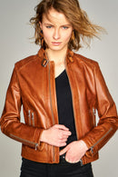 Darling Women's Leather Jacket | Derimod