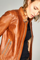 Darling Women's Leather Jacket | Derimod