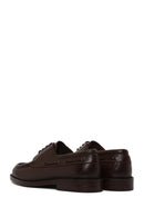 Male Brown Lace-up Thick-Soled Leather Casual Shoes | Derimod