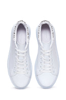 Women's White Stone Thick Soled Sneaker | Derimod