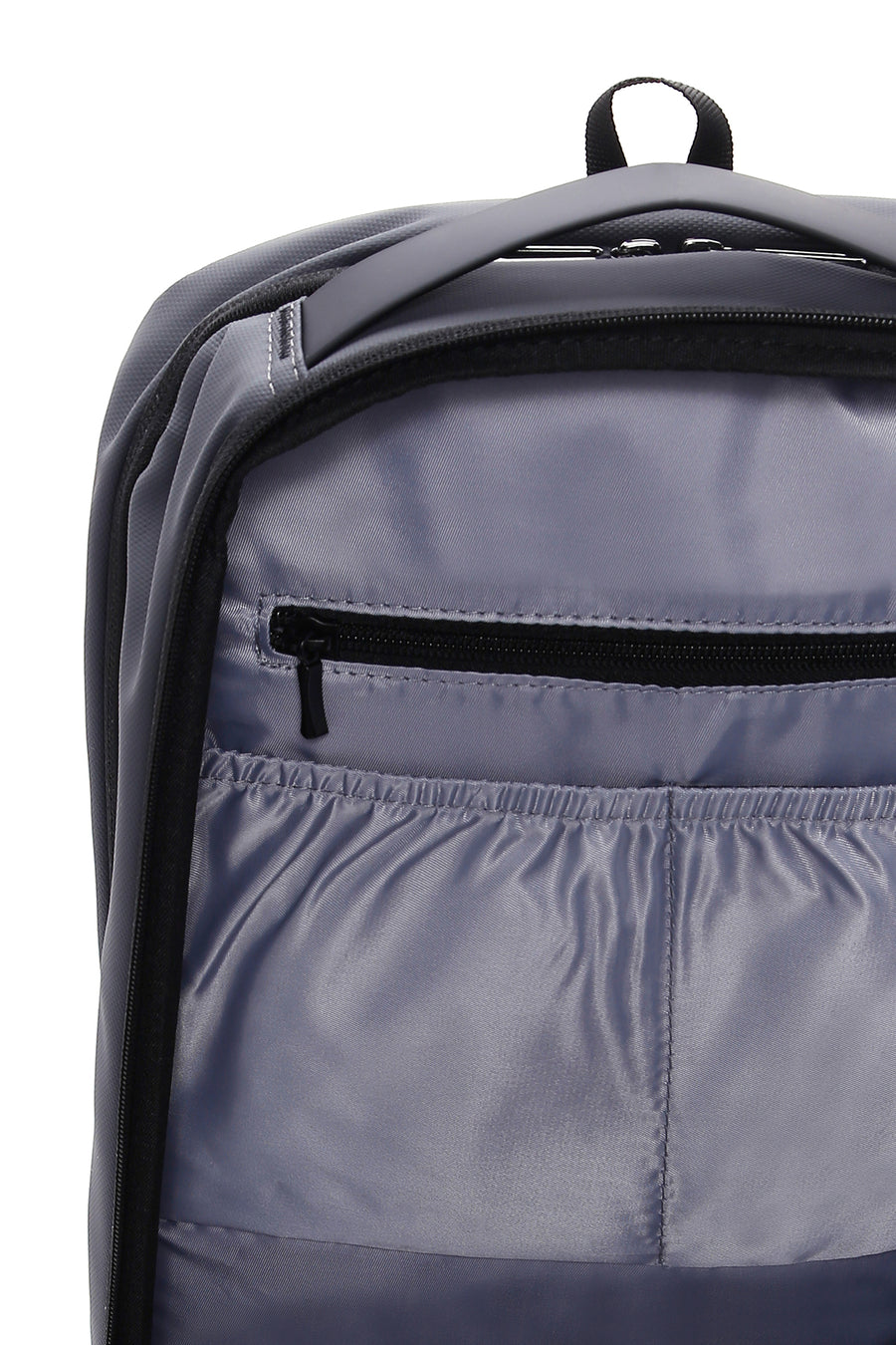 D-Pack Unisex Gray Technological Fabric Hardcase Backpack