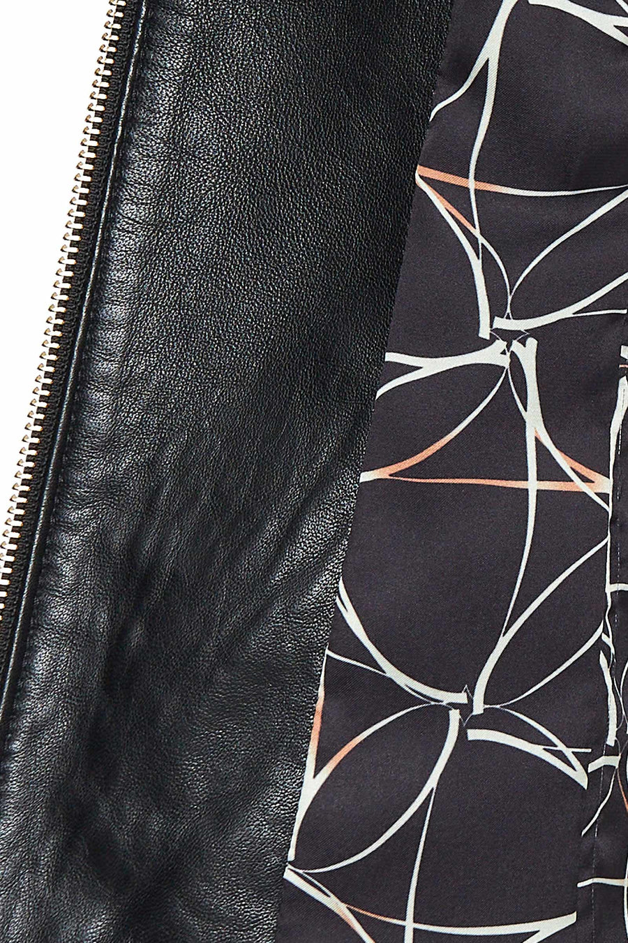 Derek Women's Black Short Leather Jacket