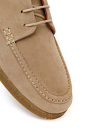 Male Beige Lace-up Suede Casual Shoes | Derimod
