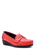Kadın Kırmızı Dolgu Topuklu Loafer | Derimod