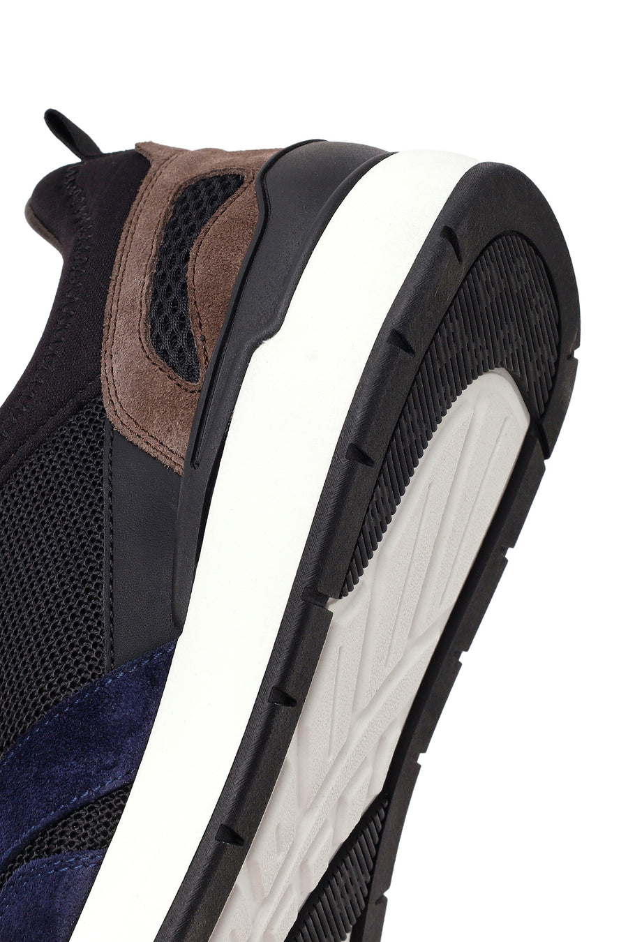 Male Navy Lace-up Leather Casual Sneaker