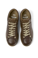 Camper Men's Brown Pelotas Ariel Leather Sneaker | Derimod