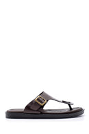 Men's Leather Slippers | Derimod