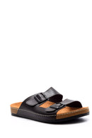 Men's Leather Slippers | Derimod