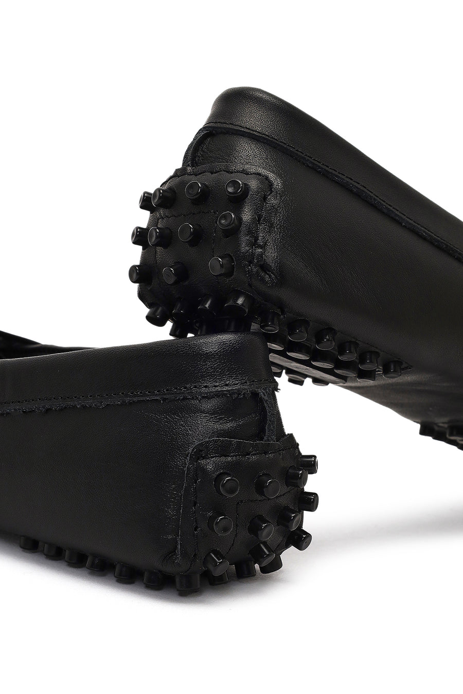 Women's Black Leather Loafer