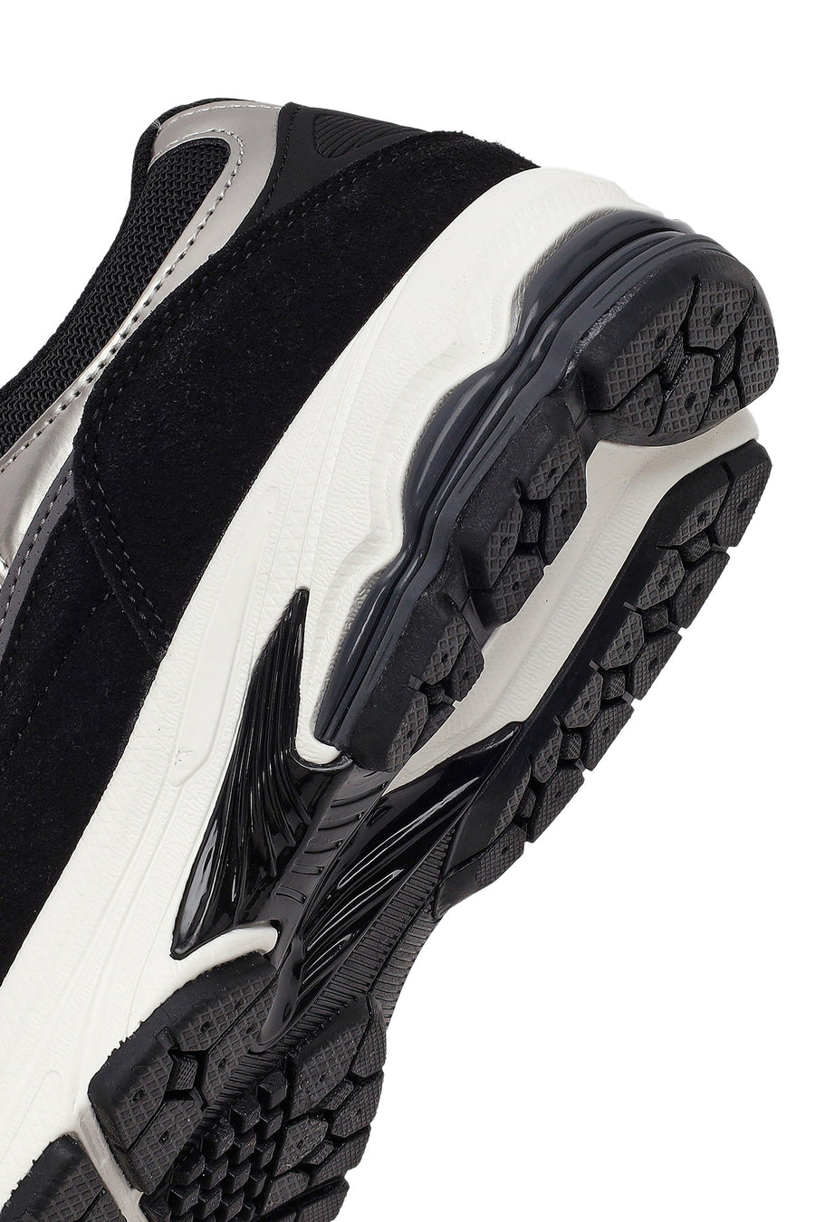 Erkek Siyah Kalın Tabanlı Bağcıklı Sneaker