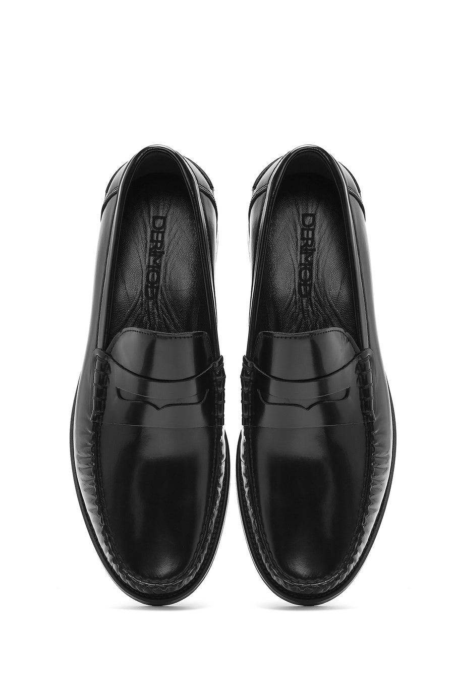 Men's Black Leather Classic Loafer