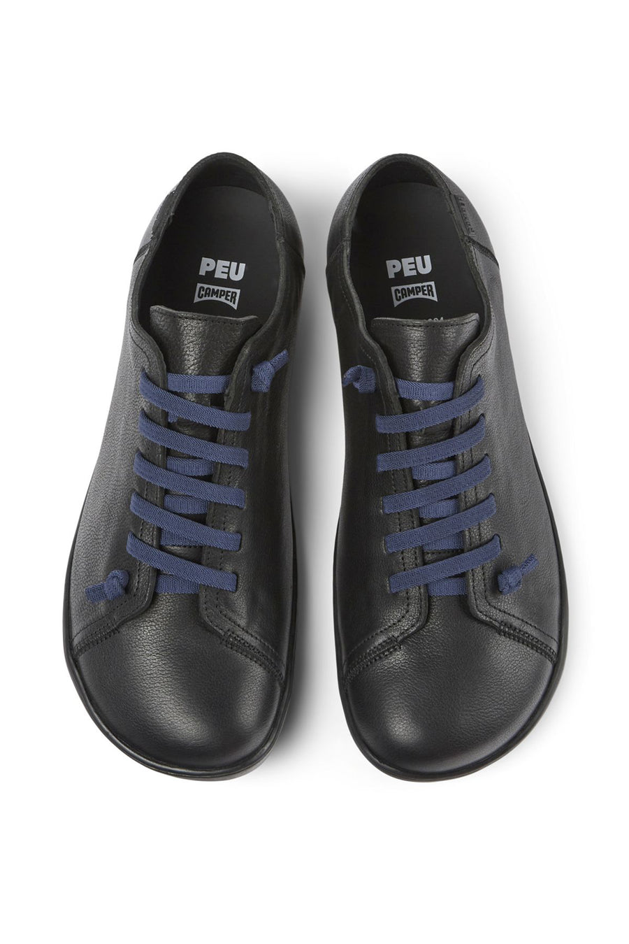 Camper Men's Black Peu Laced Leather Casual Sneaker