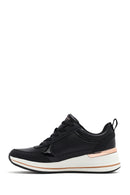 Skechers Kadın Siyah Fine Shine Kalın Tabanlı Sneaker | Derimod