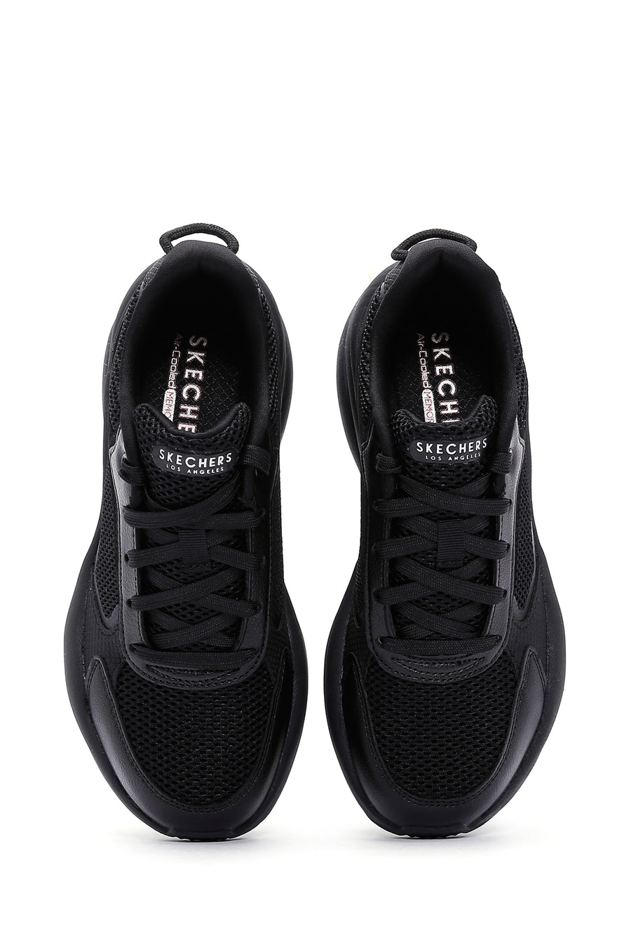 Skechers Women's Black Street Twisterz - Lighten Up Thick Soled Sneaker