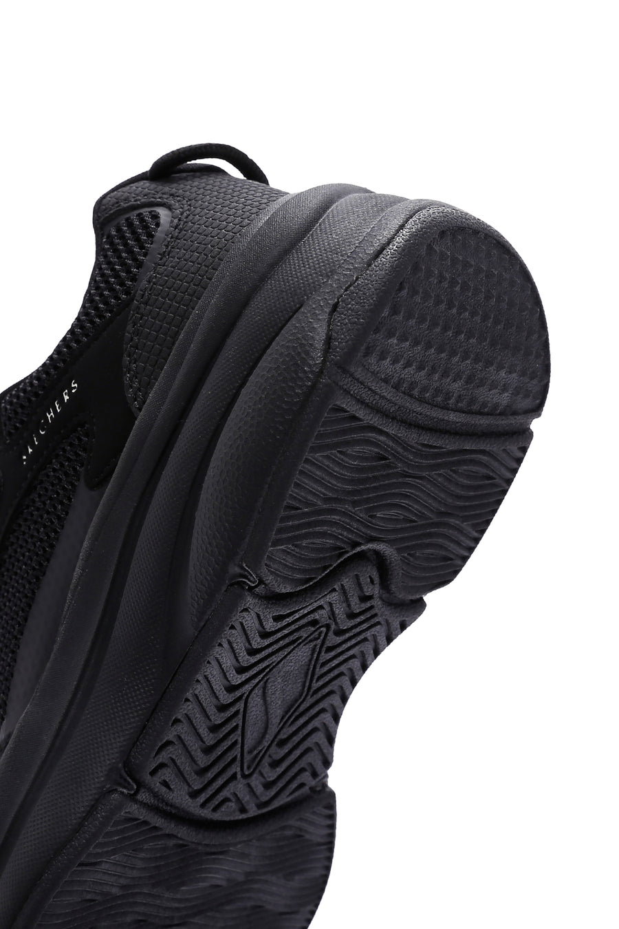 Skechers Women's Black Street Twisterz - Lighten Up Thick Soled Sneaker