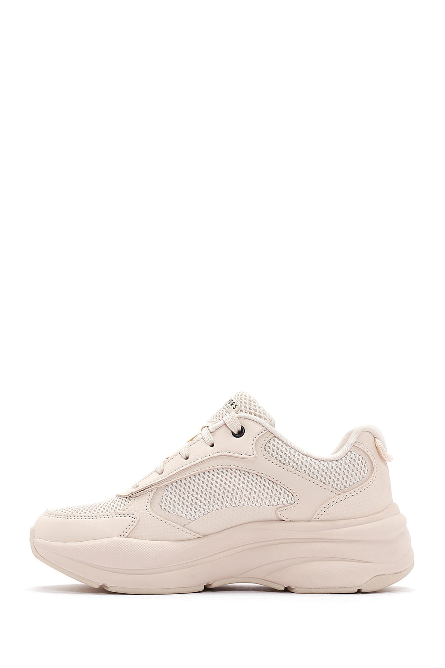 Skechers Women's Beige Street Twisterz - Lighten Up Thick Soled Sneaker